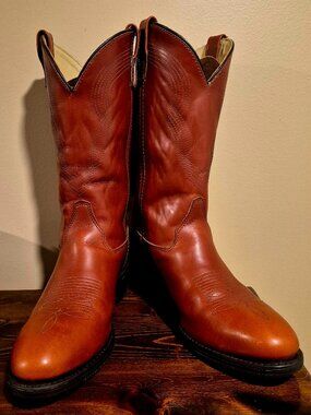 Double H Steel Toe Cowboy Boots 10.5 EE
